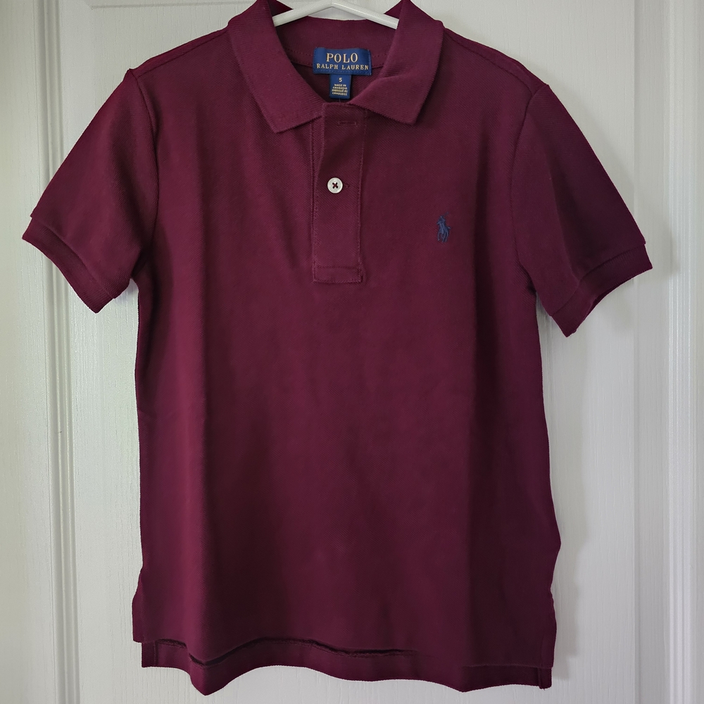 NWT Polo by Ralph Lauren Kids Burgundy Polo Shirt